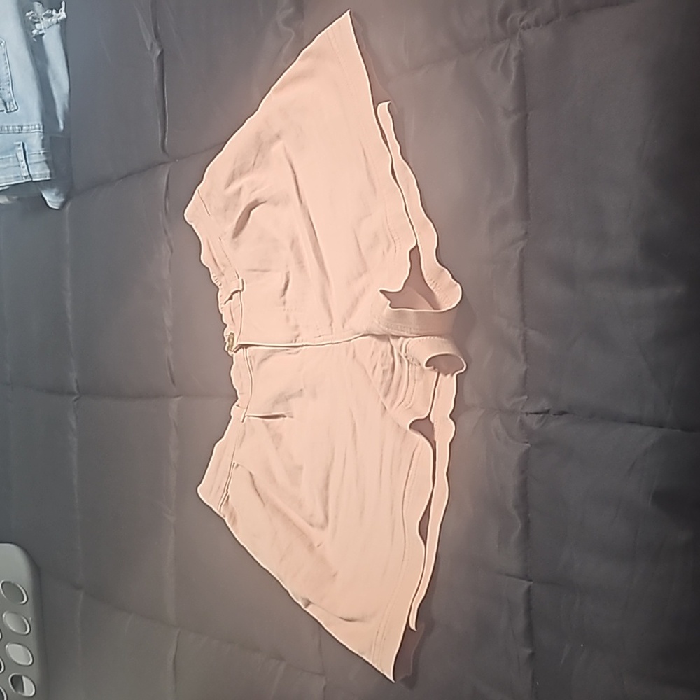 Pleated Twill High Rise Shorts size 8